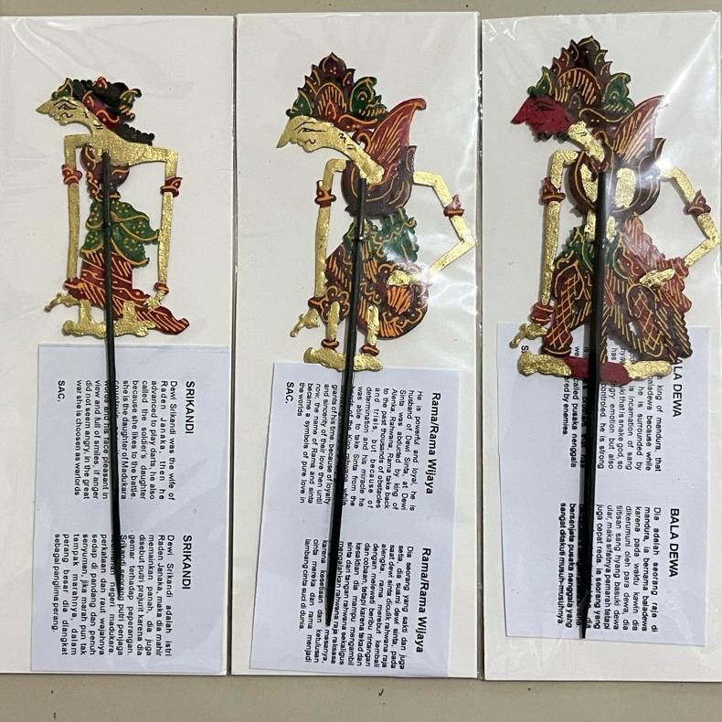 

Souvenir miniatur wayang pembatas buku 1 kodi (isi 20 pcs)