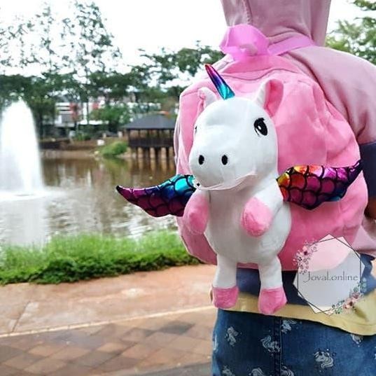 Baru Tas Ransel Anak Boneka 3D Unicorn Karakter Lucu Untuk Sekolah Tk Sd