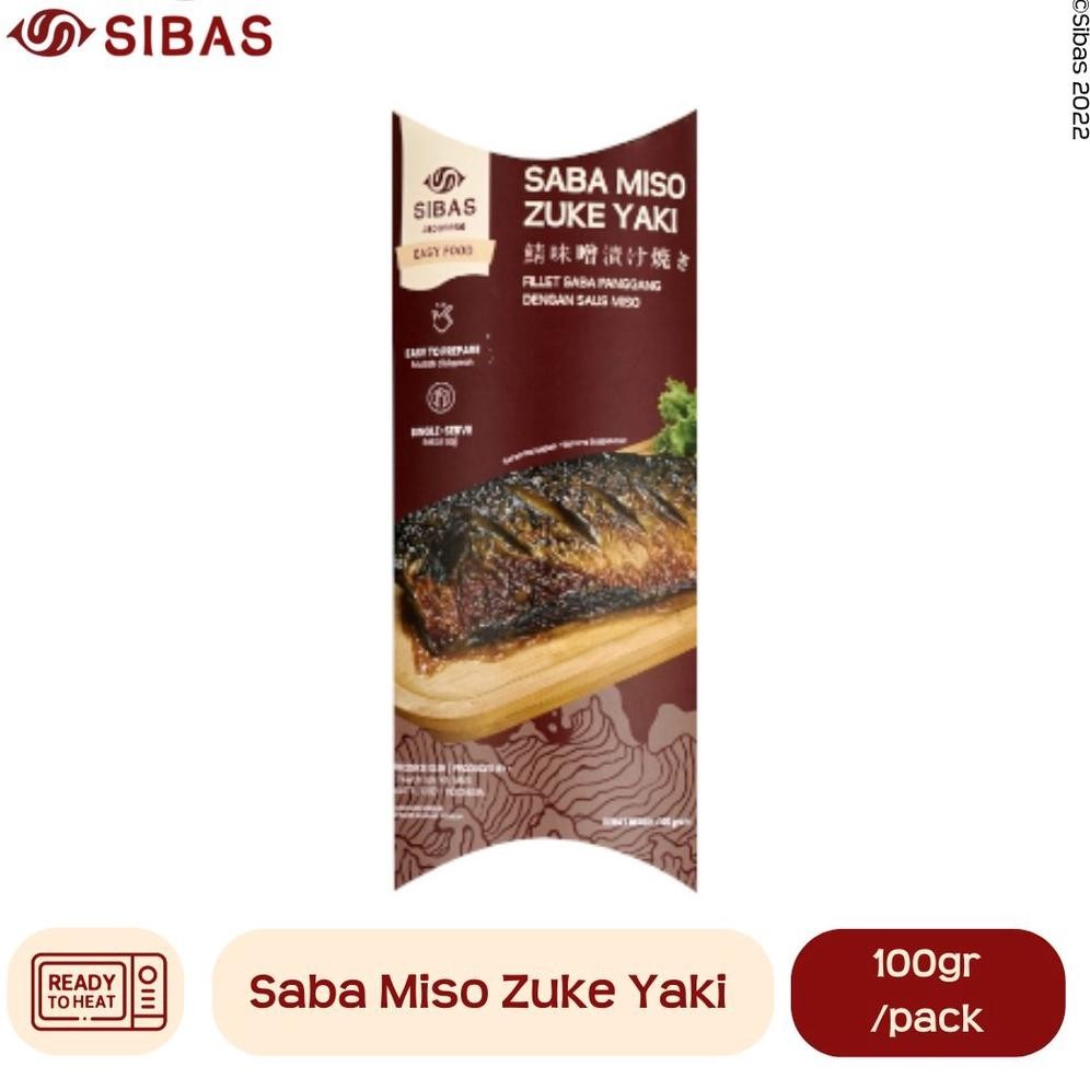 

Sibas RTH - Ikan Saba Miso Zuke Yaki Ready To Heat / Ikan Saba Panggang Dengan Saus Miso Siap Saji / Japanase Series