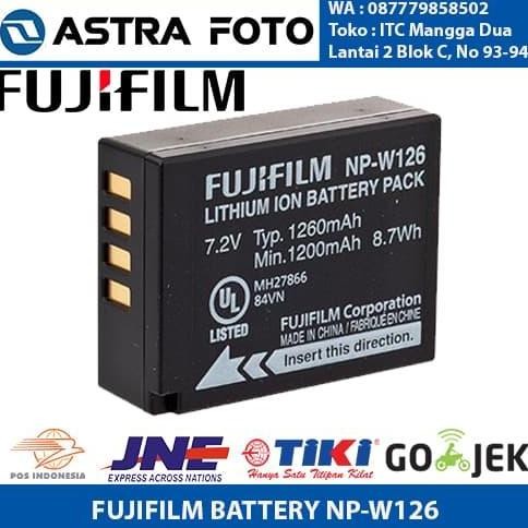 Battery FujiFilm NP-W126 Baterai FUJI XA10 XA2 XA3 XA5 XT20