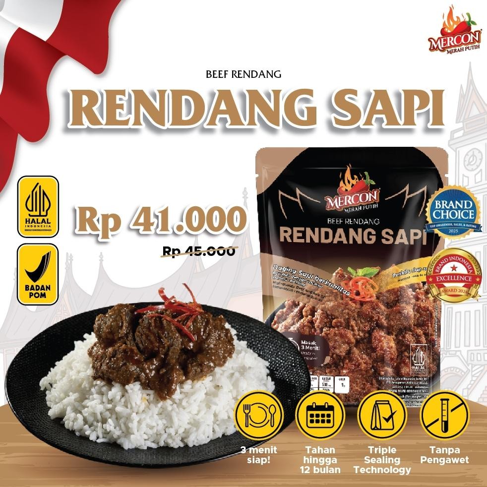 

Mercon Merah Putih - Satuan || Limited Edition !! Rendang Sapi