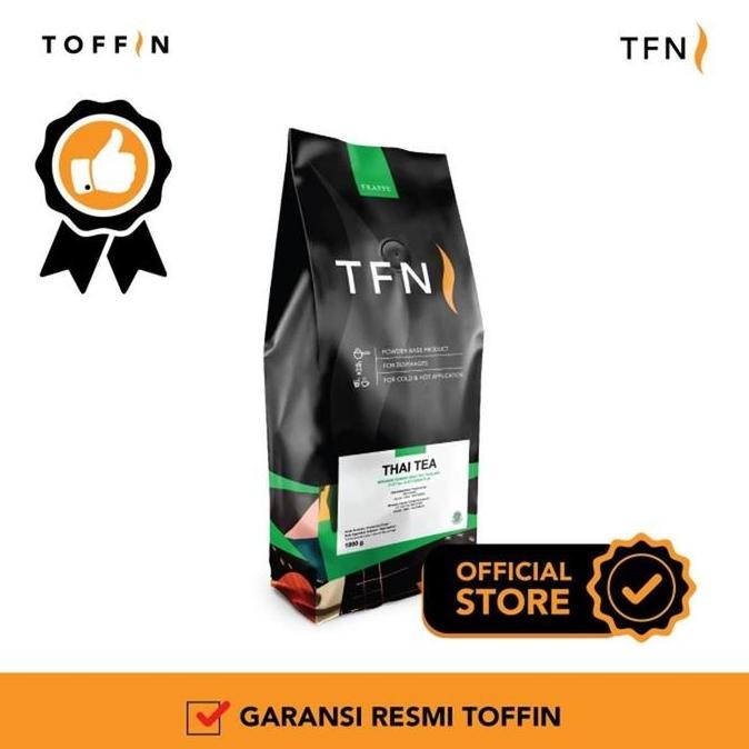 

baru bubuk thai tea instan tfn frappe 1kg - bubuk minuman thai tea kekinian