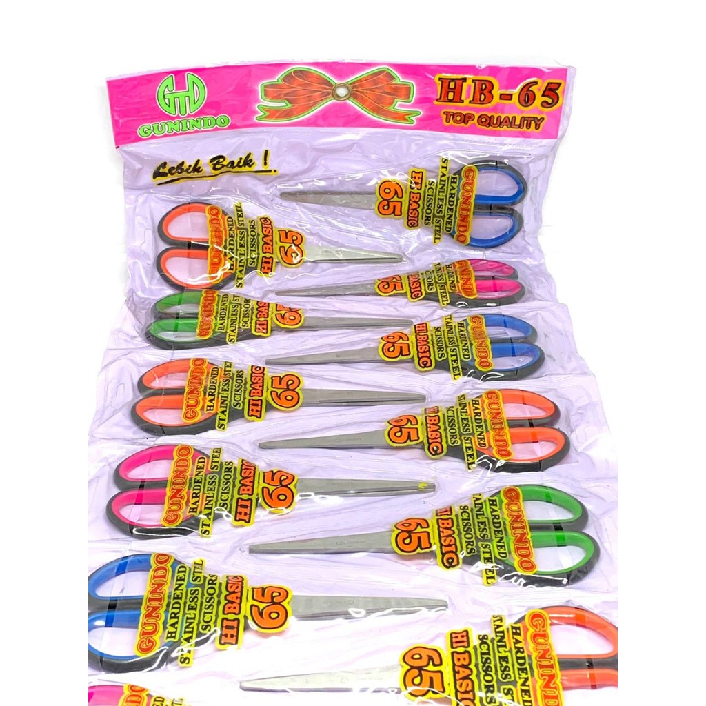 

PER 12PCS Gunting Gunindo HB 65 / Gunting Kertas Gunindo