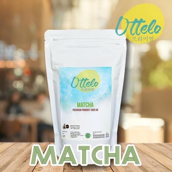 

baru ottelo bubuk matcha powder premium 1kg - bubuk minuman matcha halal