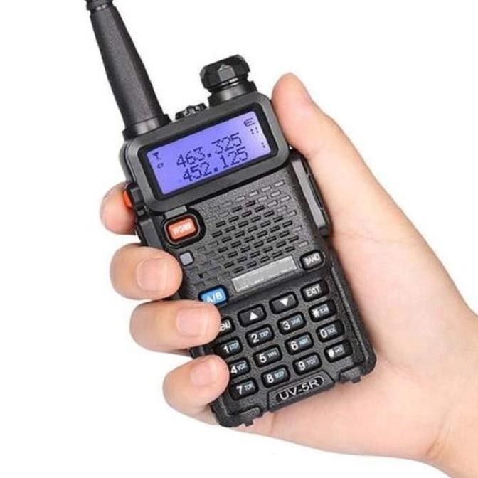 BARU HT BAOFENG UV-5R BIRU HANDY TALKY RADIO KOMUNIKASI DUAL BAND