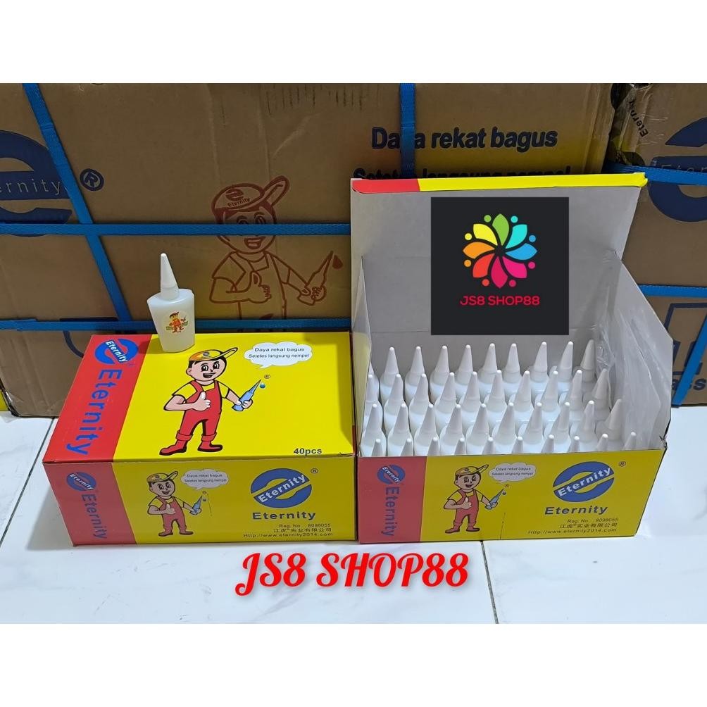 

ETERNITY JUMBO ISI 20 PCS ORANG TUKANG LEM KOREA SETAN POWER GLUE ALTECO ORIGINAL 25GR