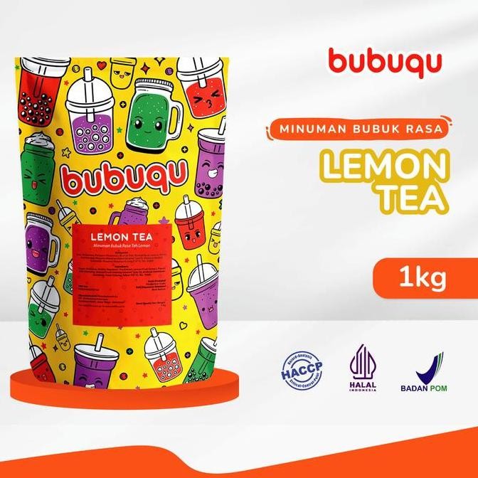 

baru bubuqu bubuk minuman lemon tea 1kg - powder drink teh lemon menyegarkan