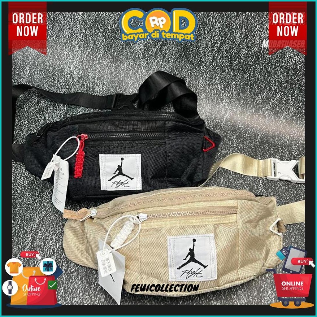 Air Jordan Flight Reverse Waistbag / Tas Pinggang Jordan /  Tas Selempang  / Slingbag / Tas Kuliah /