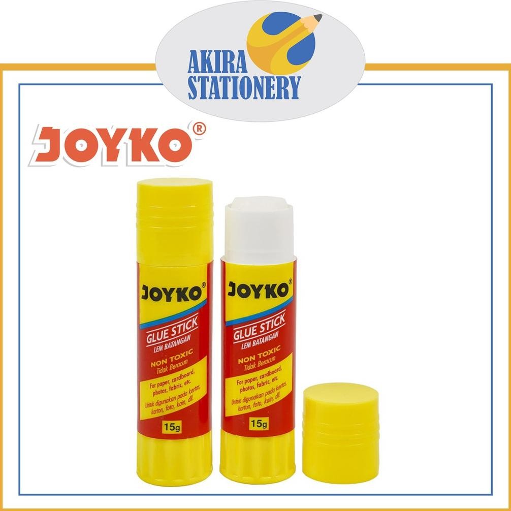 

Lem Stik JOYKO GS 15 Besar 15 gram / Glue Stick GS-15 Lusin / Lem Kertas Putih 15 Gr Box ( 12 PCS )