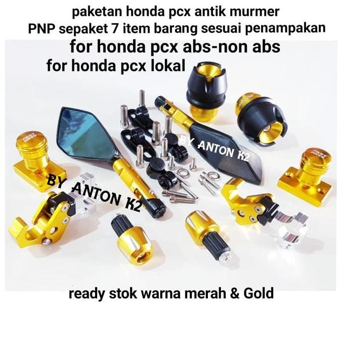 VARIASI-AKSESORIS MOTOR PCX ABS-PCX NON ABS-PCX LOKAL PAKETAN 7 ITEM