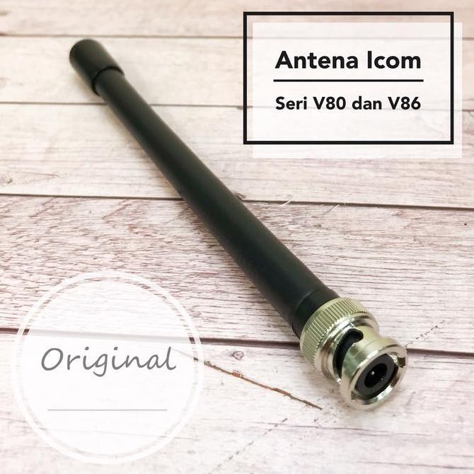 BARU ANTENA HT ICOM V80 ORIGINAL WALKIE TALKIE JARAK JAUH