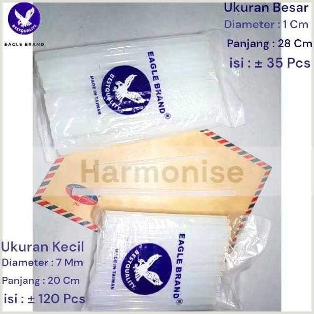 

1Kg Refil Lem Lilin Kecil Eagle Brand Best Quality Diameter 7Mm Panjang 19Cm Lem Stick Lem Bakar