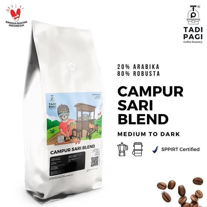 

baru campur sari coffee blend 1kg - biji kopi warkop es kopi susu termurah