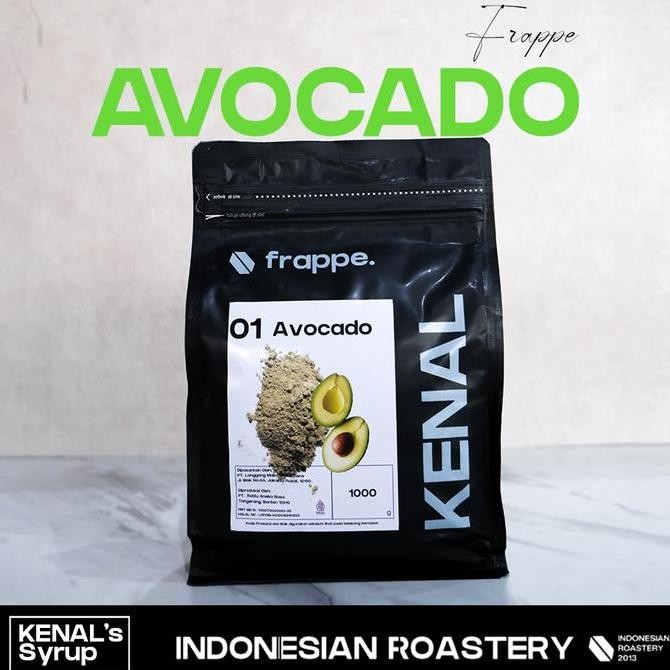 

baru bubuk minuman kenal frappe powder drink 1kg - serbuk minuman kekinian cafe