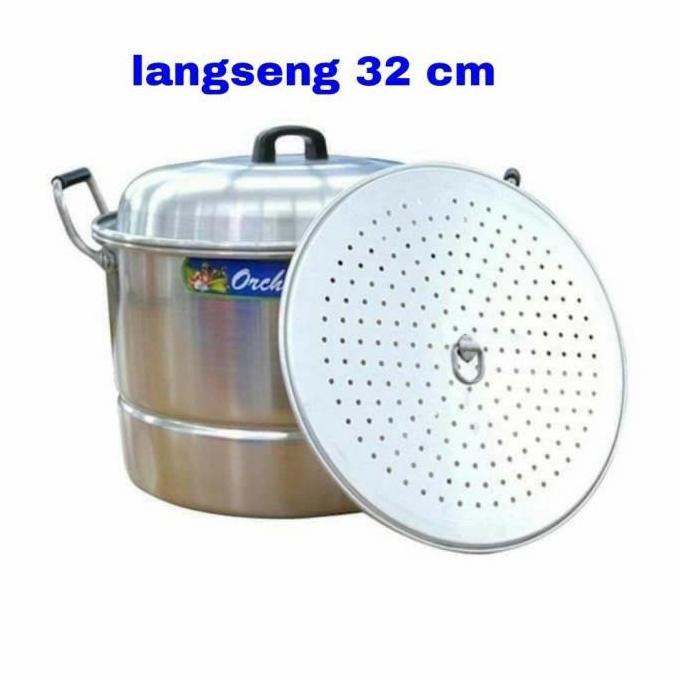 Panci Dandang/Panci Kukus/Panci Serbaguna Orcid 32Cm