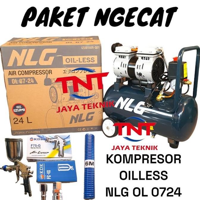 Izumi 24Liter Oil Less 3/4Hp / Kompresor Izumi Oil Less 24 Liter 0724