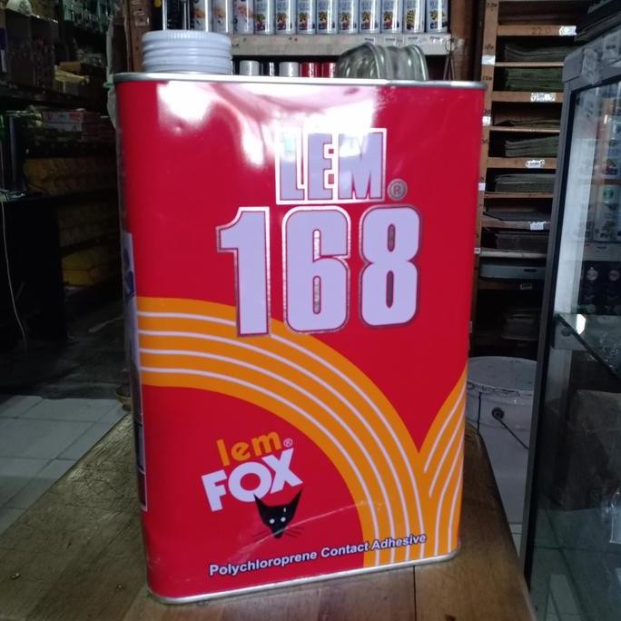 Produk Baru Lem Fox Kuning 168 Kaleng 2.5kg Lem Serbaguna Kayu HPL Triplek Kuat