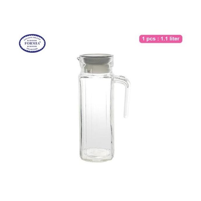 Produk Baru Formia Glass Pitcher Quanto FR7025 Teko Kaca Water Jug 1100ml