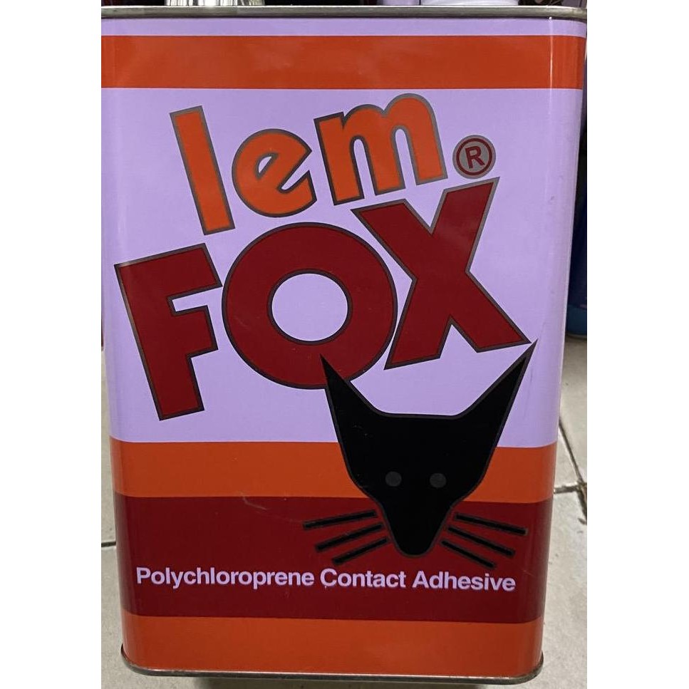 Produk Baru Lem Kuning Fox Polos 2.5kg Galon Lem HPL, Kayu, Triplek Kuat
