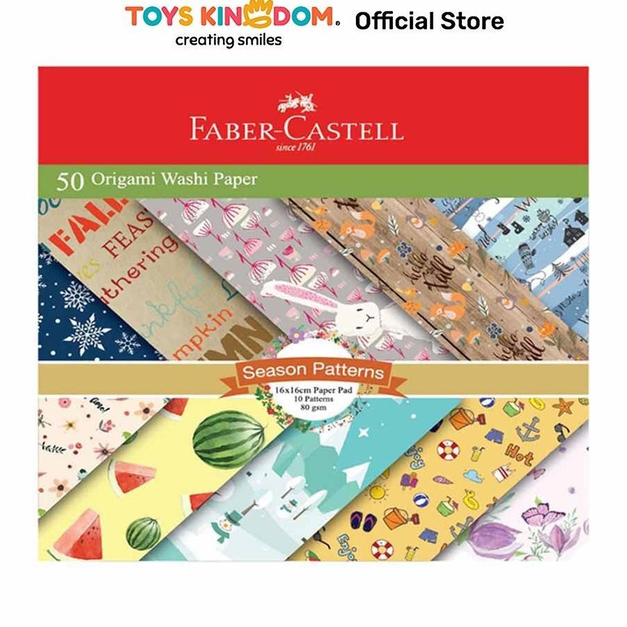 

Toys Kingdom Faber Castell 16X16 Cm Set 50 Pcs Gami Season Patterns Gami R Kertas Lipat Motif Alat Seni Lipat Perlengkapan Kreasi