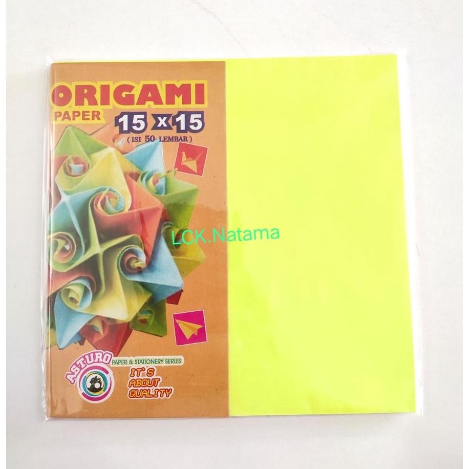 

Asturo Kertas Gami 15X15 Isi 50 Lembar Kertas Lipat
