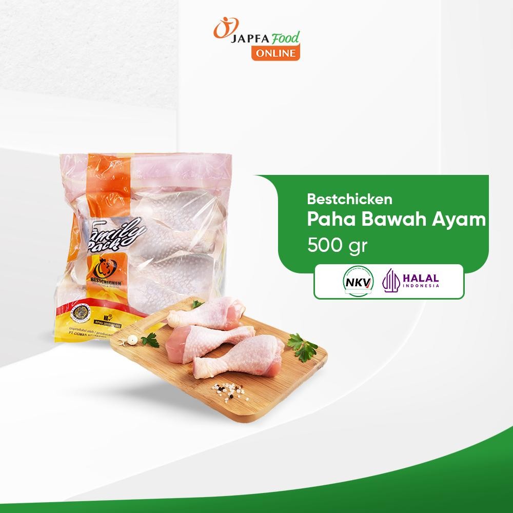 

Bestchicken Ayam Paha Bawah / Drumstick 500 gr