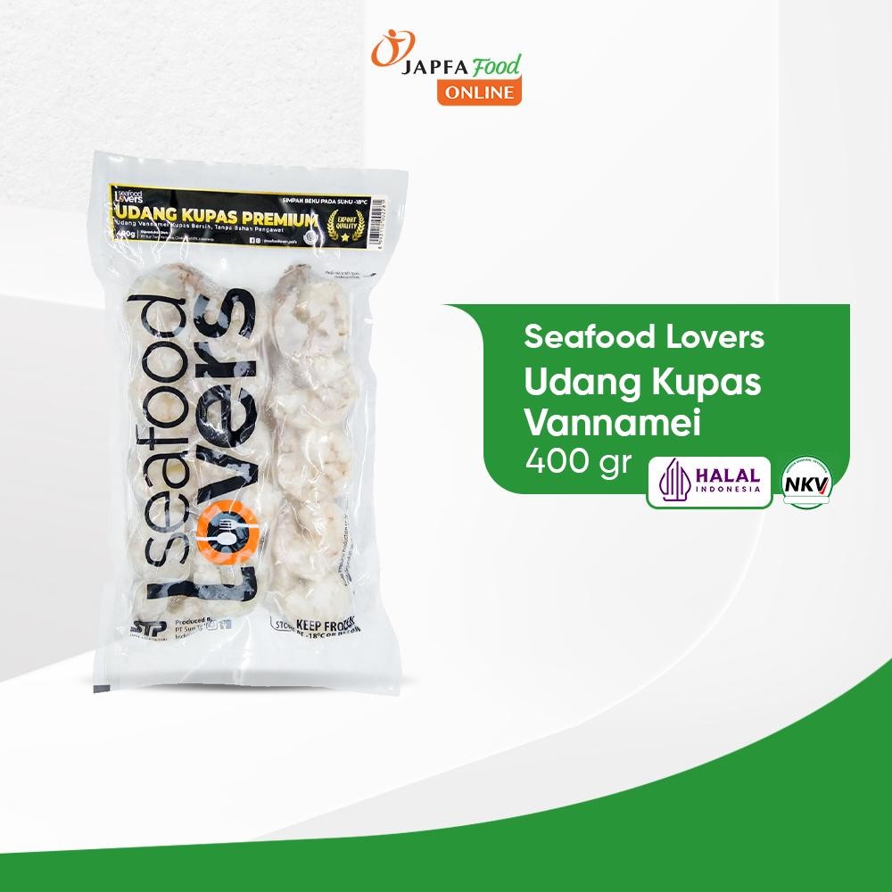 

Seafood Lovers Udang Kupas Vannamei Premium 400 gr
