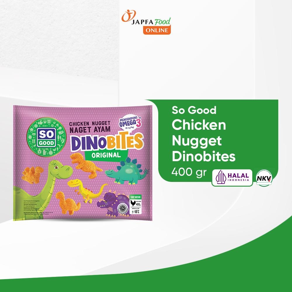 

So Good Chicken Nugget / Naget Ayam Dinobites 400gr
