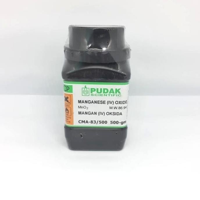 Mangan (Iv) Oksida | Manganese (Iv) Oxide| Mno2 500 Gram Termurah