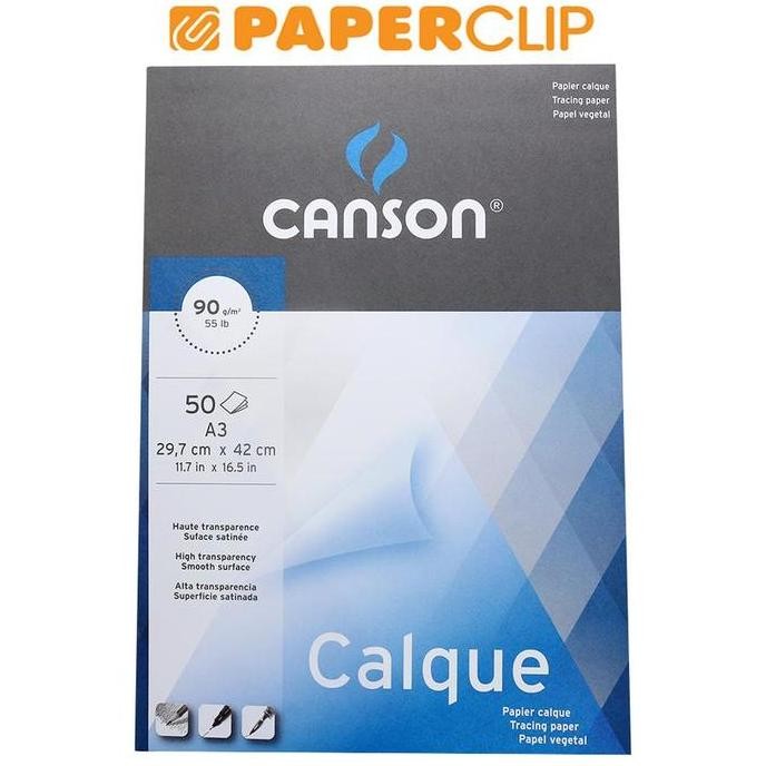 

TERBARU - KALKIR / TRACING PAPER CANSON SATIN 50S A3 90G