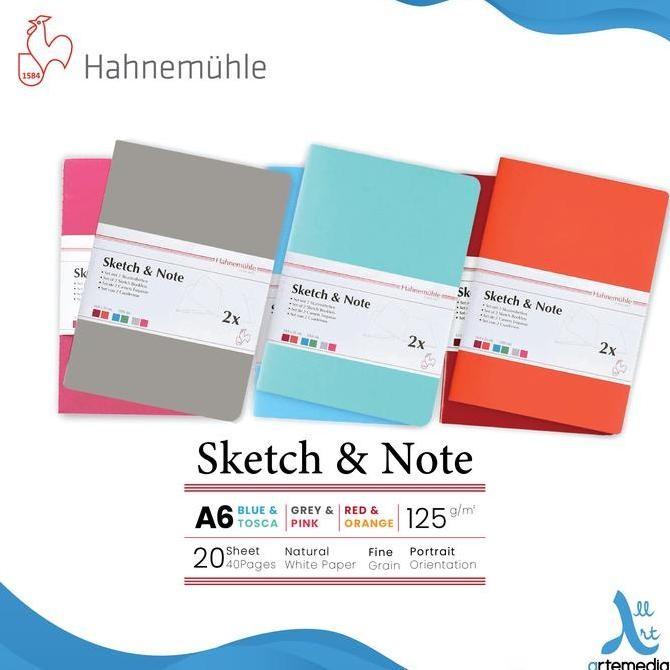 

Sale Buku Sketsa Hahnemuhle Sketch & Note A6 Stitch Bound Sketchbook