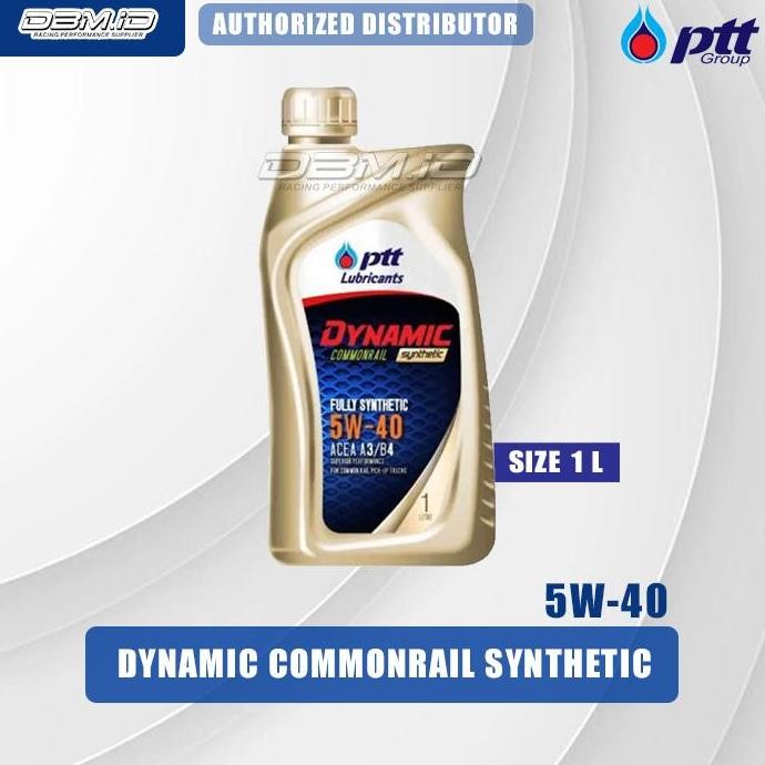 TERMURAH - Oli mobil PTT Dynamic Commonrail Synthetic Diesel 5W40 5W-40 1 Liter