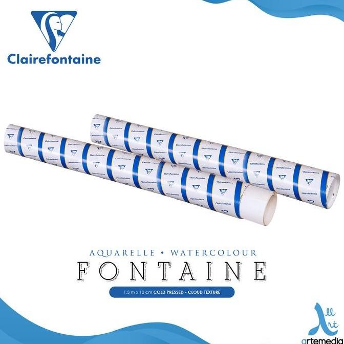 

Sale Kertas Cat Air Clairefontaine Fontaine 1,3X10M Watercolor Paper Roll