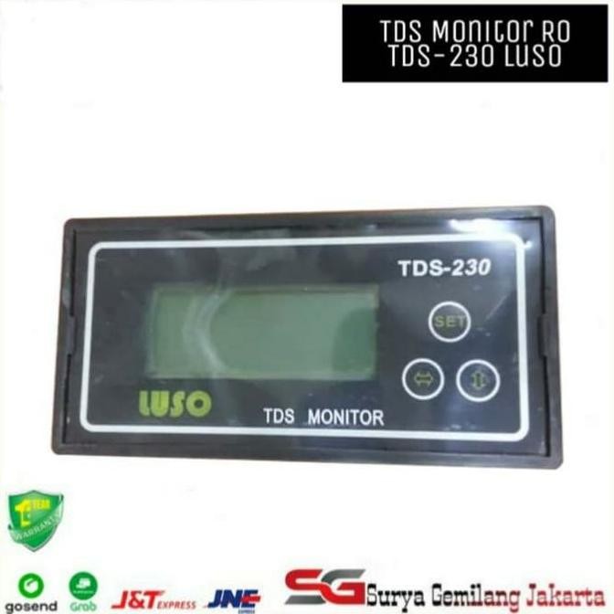 Tds Monitor Ro Tds-230 Tds Luso Monitor 230 Digital Panel Tds Luso Baru