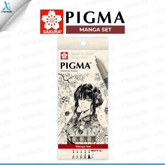 

BEBAS ONGKIR - Drawing Pen Sakura Pigma Micron Manga Set A