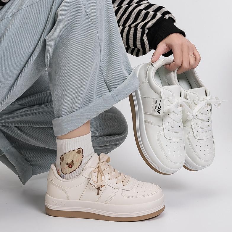 CANI CANI  Bae Sepatu Wanita Sneakers Kekinian Kasual Fashion Korea Import 9194