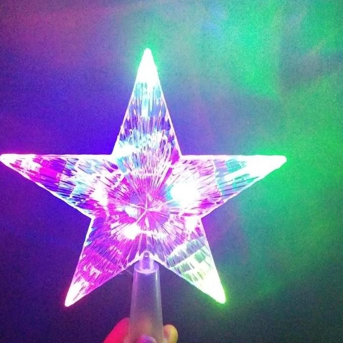 Sale Pucuk Pohon Natal / Bintang Pohon Natal / Lampu Bintang Pohon Natal Hi