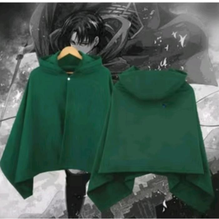 Cosplay Attack On Titan Aot Eren Yeager Bat Wing Jubah Anime