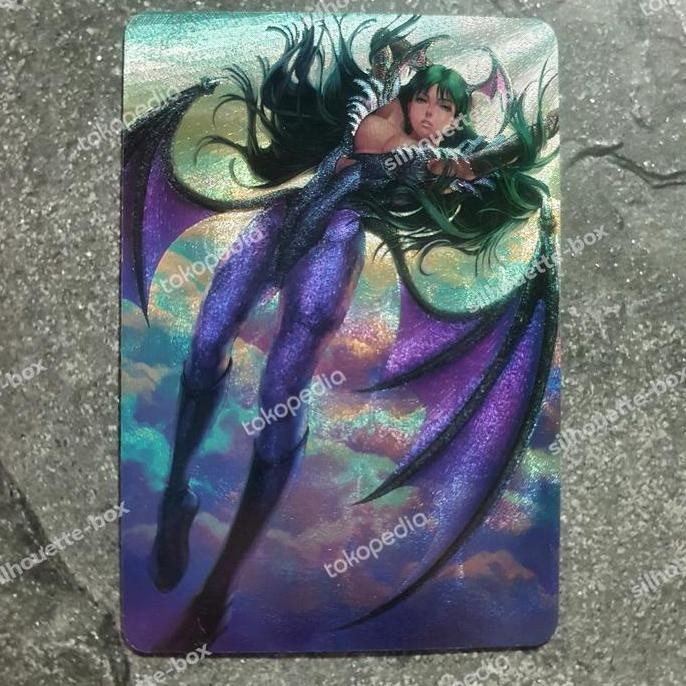 Artgerm Morrigan Aensland Metal 3D Hologram Card
