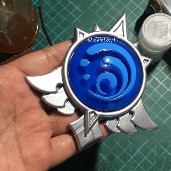 Genshin Impact Vision Mondstat Cosplay Props Resin Aksesoris Sayap