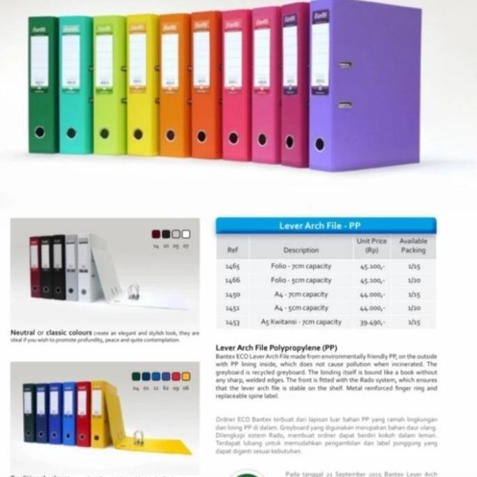 

New odner A4 plastik bantex 1450 / 7cm