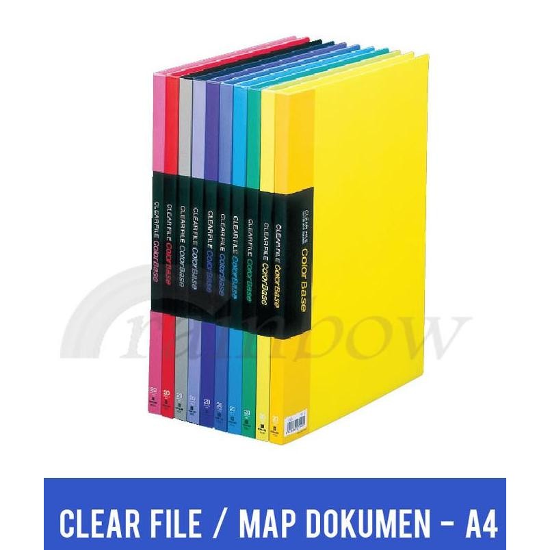 

New Clear File A4 Clear Holder King Jim 132C 20 Pockets / A4 20 Lembar