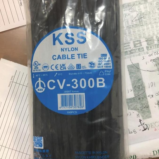 

New KABEL TIES / KABEL TIS / CABLE TIE CV 300 KSS 30CM CV300 tebal 7.6mm