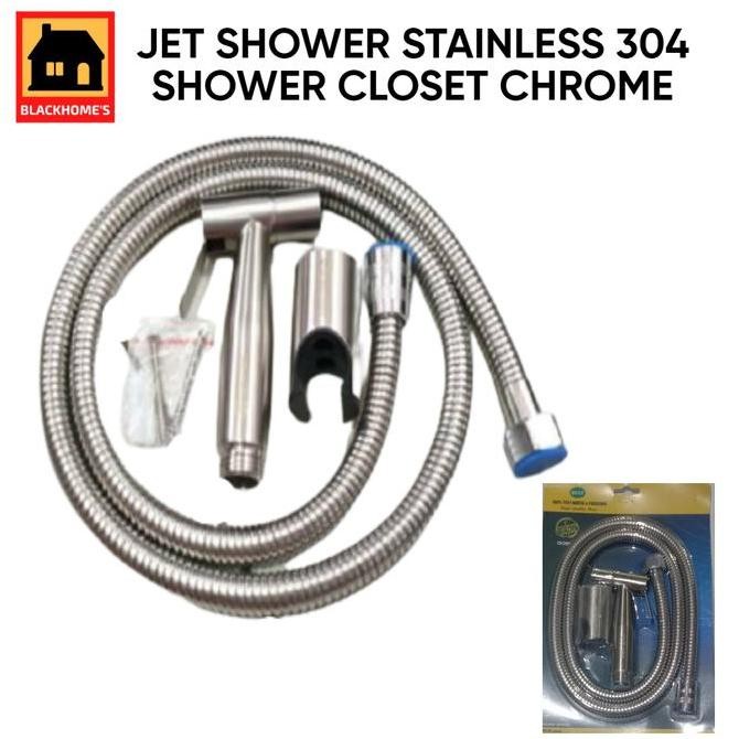 Terbaru Jet Shower Stainless 304 | Shower Toilet Closet Chrome Anti Karat
