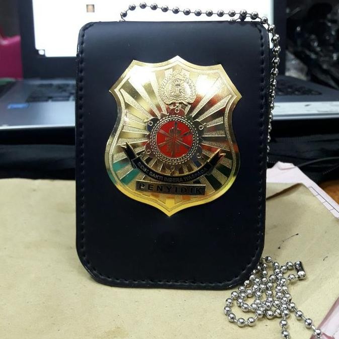 

New Name Tag Holder/Kalung Lencana KTA Penyidik Polri (dompet Dove)