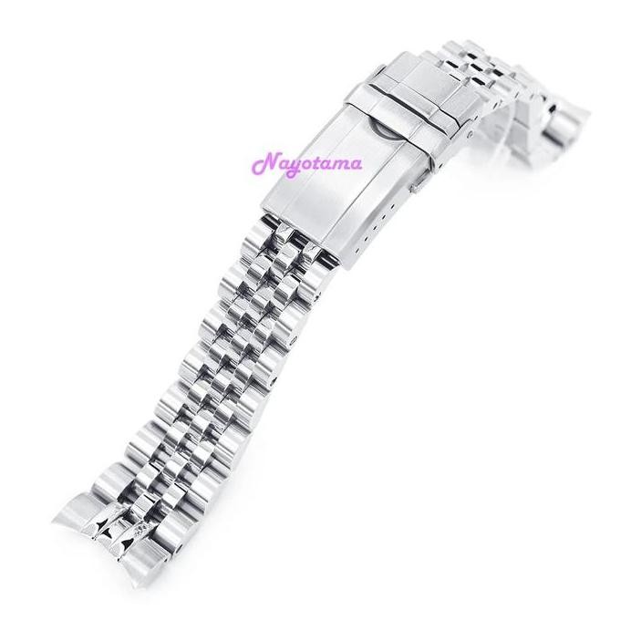 Baru 20mm MILTAT Angus Jubilee Tudor Black Bay FiftyEight Turning Clasp