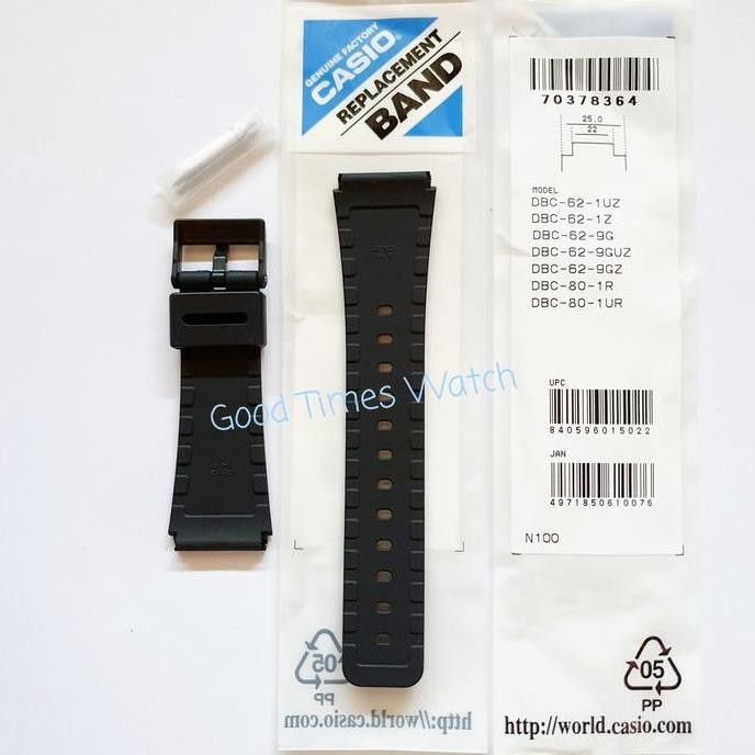 Baru STRAP CASIO DBC 62 DBC 80 Casio Original