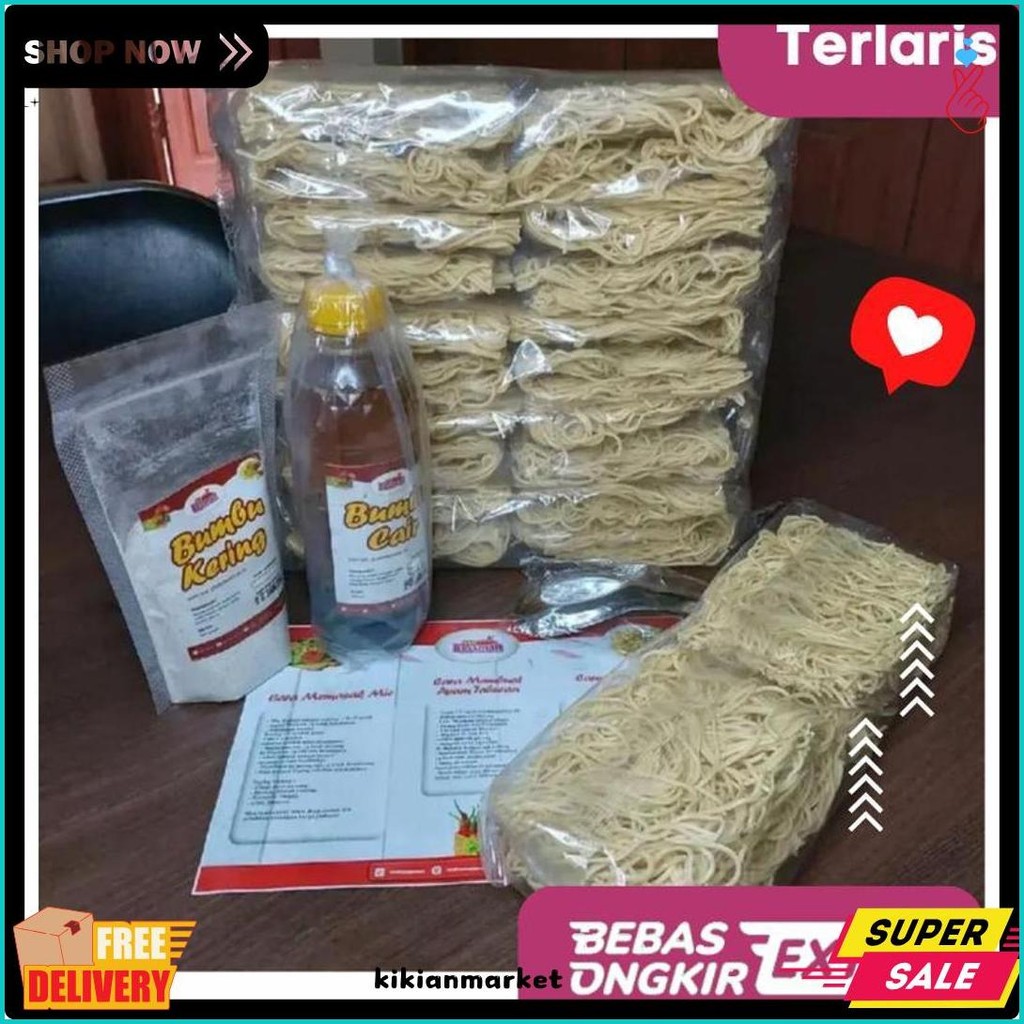 

Paket Bahan Baku Mie Newmind 20 Porsi Ala Mie Gacoan | Wizzmie | Mie Kober Terlengkap Dan Termurah