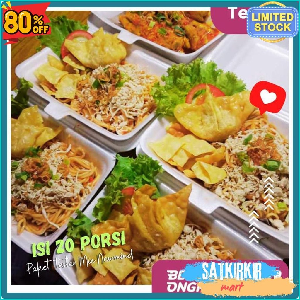 

Paket Ekonomis Peluang Bisnis Makanan Kekinian Mie Level Pedas Ide Bisnis Dirumah Online Bahan Baku Mie Newmind 20 Porsi Terlaris! Produk Ini Banyak Dicari