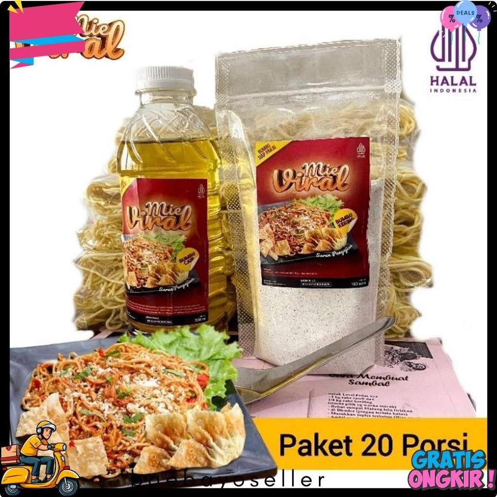 

Paket Ekonomis Peluang Bisnis Makanan Kekinian Mie Level Pedas Ide Bisnis Dirumah Online Bahan Baku Mie Newmind 20 Porsi Flash Sale! Diskon Hingga 70%